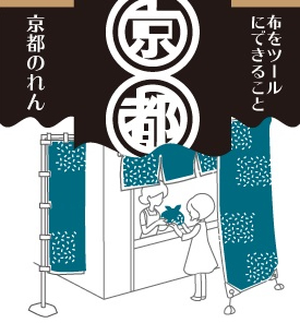 京都のれんの販促アイテム